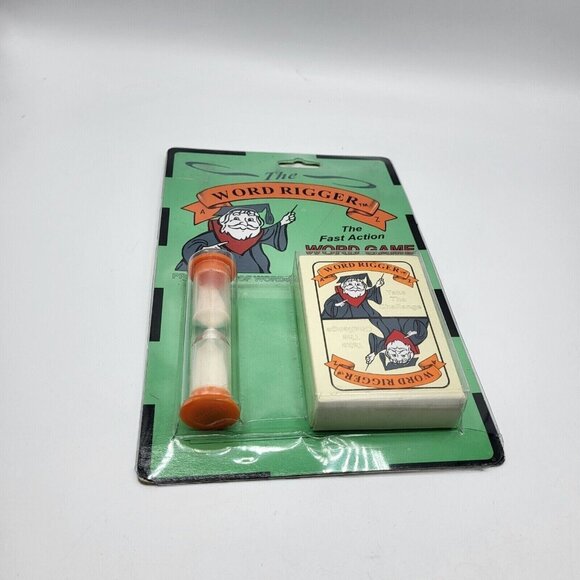The Word Rigger Fast Action Word Challenge Card Game 1999 Reisner Sonic NEW - Picture 4 of 4